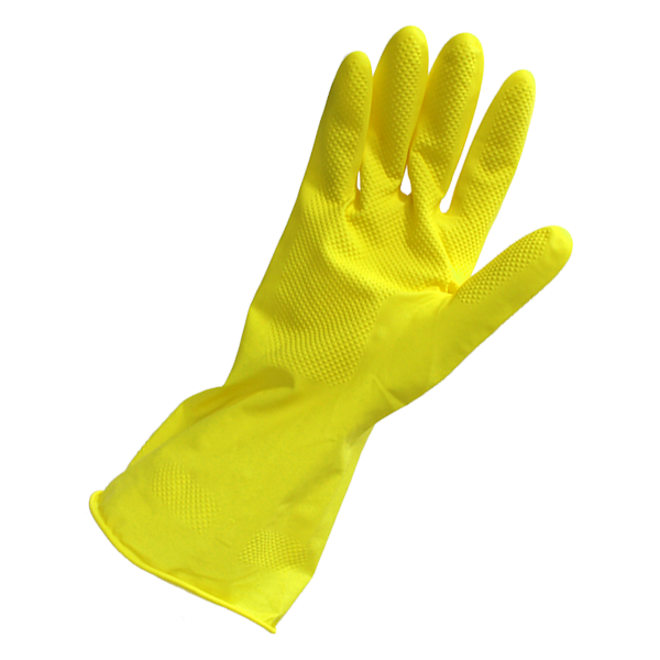 Хозяйственные перчатки. Цвет желтый