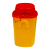 Емкость-контейнер для сбора острого-инструментария 0,5 л. класс Б (желтый)/Инновация
